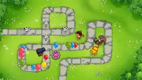 Screenshot from the game Bloons TD 6 in good quality