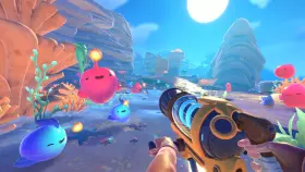 Screenshot from the game Slime Rancher 2 in good quality