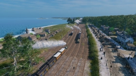 Screenshot from the game Railway Empire 2 in good quality
