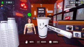Screenshot from the game Barista Simulator in good quality