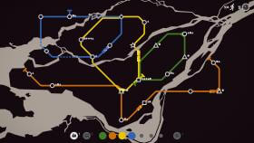 Screenshot from the game Mini Metro in good quality