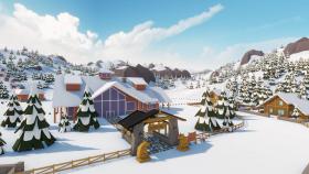 Screenshot from the game Snowtopia: Ski Resort Tycoon in good quality