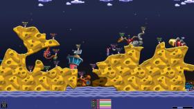 Screenshot from the game Worms Armageddon in good quality