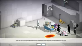 Screenshot from the game Bridge Constructor Portal in good quality