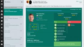 Screenshot from the game Football Manager 2017 in good quality