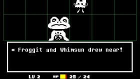 Screenshot from the game Undertale in good quality