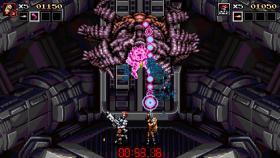 Screenshot from the game Blazing Chrome in good quality