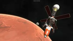 Screenshot from the game Kerbal Space Program 2 in good quality